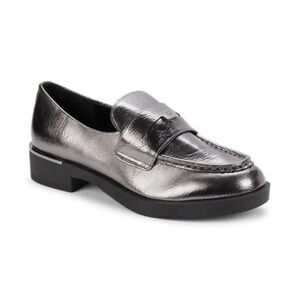 DKNY Women's Ivette Metallic Penny Loafers. Sz: 11